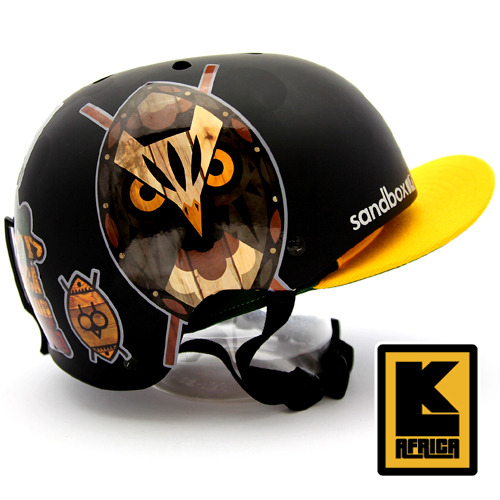 [그래피커] 0019-LK-AFRICA-Helmet-06  아프리카 캠핑 동물 캐릭터 스노우보드 헬멧 튜닝 스티커 스킨 데칼 