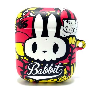[그래피커] Bike-rabbit-AirPods-case-01  오토바이 스쿠터 토끼 바이크라빗 바빗 캐릭터 그래픽 디자인 돌돌 디자이너 에어팟 케이스