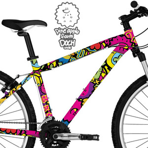 [그래피커] DOCH-bike-05 MTB 로드자전거 로드바이크 픽시 BMX 자전거 프레임 랩핑 튜닝 스티커 스킨 데칼 