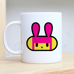 [그래피커] Bike rabbit-MUG-01 캐릭터 머그컵