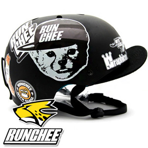 [그래피커] 0026-RUNCHEE-Helmet-05 런치 치타 스노우보드 헬멧 튜닝 스티커 스킨 