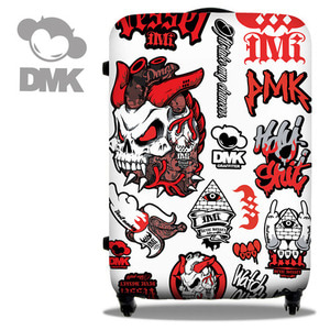 [그래피커] DMK-Suitcase-09 데빌몽키 dmk 타투 그래피티 캐릭터 그래픽 디자인 캠핑 아이스 박스  여행가방 캐리어 슈트케이스 하드케이스 가방 자동차 튜닝 스티커 스킨 데칼 