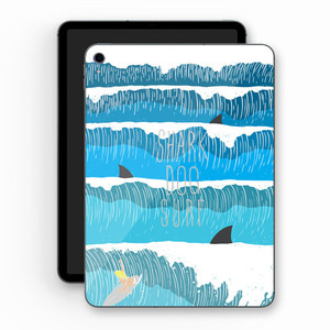 [돌돌] Sharkdog-TabletPC-02 샤크독 서핑 하와이 샤크독 캐릭터 그래픽 디자인  ipad pro 아이패드 프로 에어 미니 갤럭시 탭 LG G패드 튜닝 랩핑 보호 필름 스티커 스킨 데칼 그래피커