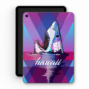 [돌돌] Sharkdog-TabletPC-04 샤크독 서핑 하와이 캐릭터 그래픽 디자인  ipad pro 아이패드 프로 에어 미니 갤러시 탭 튜닝 랩핑 스티커 스킨 데칼 그래피커