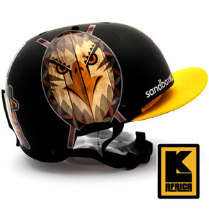 [그래피커] 0019-LK-AFRICA-Helmet-07   아프리카 캠핑 동물 캐릭터 스노우보드 헬멧 튜닝 스티커 스킨 데칼 