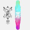 [돌돌] SHARK DOG_Longboard_33 샤크독 서핑 하와이 롱보드 캐릭터 그래픽 디자인 스티커 스킨 데칼