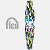 [그래피커] fico_Longboard_16 익스트림 낚시 캐릭터 브랜드 피코 롱보드 데크 튜닝 스티커 스킨 데칼 그래피커