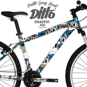 [그래피커] DITTO-bike-03 자전거스티커 MTB 로드자전거 로드바이크 픽시 BMX 자전거 프레임 랩핑 튜닝 스티커 스킨 데칼 