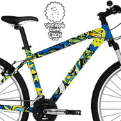 [그래피커] DOCH-bike-03 MTB 로드자전거 로드바이크 픽시 BMX 자전거 프레임 랩핑 튜닝 스티커 스킨 데칼 