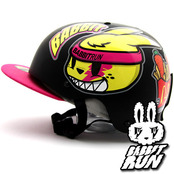 [그래피커] 0005-Bike Rabbit-Helmet-06  바빗런 토끼 스노우보드 헬멧 튜닝 스티커 스킨 