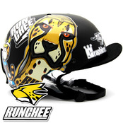 [그래피커] 0026-RUNCHEE-Helmet-02 런치 치타 스노우보드 헬멧 튜닝 스티커 스킨 