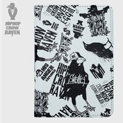 [돌돌] RAVEN-passport-wallets-01 그래피티 힙합 까마귀 라벤 캐릭터 디자인 여권 케이스 지갑
