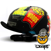 [그래피커] 0018-WOOPS-Helmet-12   스노우보드 헬멧 튜닝 스티커 스킨 