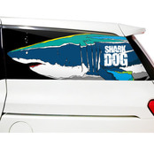[돌돌] sharkdog-carnival-02 서핑 불독 상어 샤크독 서프 하와이 올뉴 카니발 자동차 유리 튜닝 스티커 스킨 그래피커 &amp;#61480;