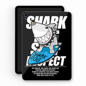 [돌돌] Sharkdog-TabletPC-18 샤크독 서핑 하와이 샤크독 캐릭터 그래픽 디자인  ipad pro 아이패드 프로 에어 미니 갤럭시 탭 LG G패드 튜닝 랩핑 보호 필름 스티커 스킨 데칼 그래피커