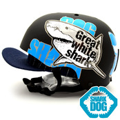 [그래피커] 0014-SharkDOG-Helmet-02    샤크독 서핑 하와이 캐릭터 스노우보드 헬멧 튜닝 스티커 스킨 데칼