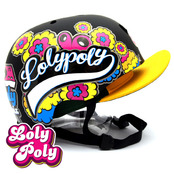 [그래피커] 0009-Lolypoly-Helmet-02  롤리폴리 캥거루 캐릭터 디자인 스노우보드  헬멧 튜닝 스티커 스킨 
