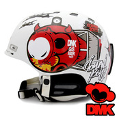 [그래피커] 0008-DMK-Helmet-03    그래피티 아티스트 데빌몽키 캐릭터 스노우보드 헬멧 튜닝 스티커 스킨