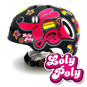 [그래피커] 0009-Lolypoly-Helmet-01 롤리폴리 캥거루 캐릭터 디자인 스노우보드  헬멧 튜닝 스티커 스킨 데칼 